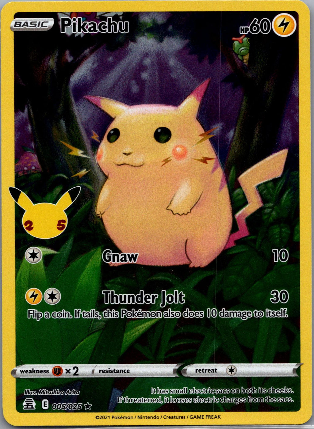 Pikachu - Celebrations (Holo Rare) [CEL-5]