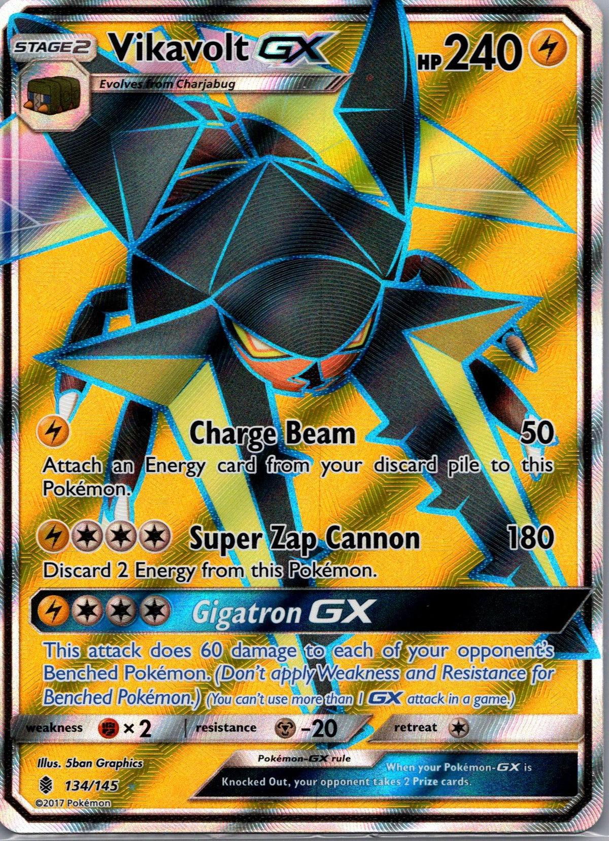 Vikavolt-GX - Guardians Rising (Ultra Rare) [GRI-134]