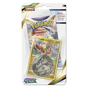 Pokemon Brilliant Stars Checklane Blister: Flapple
