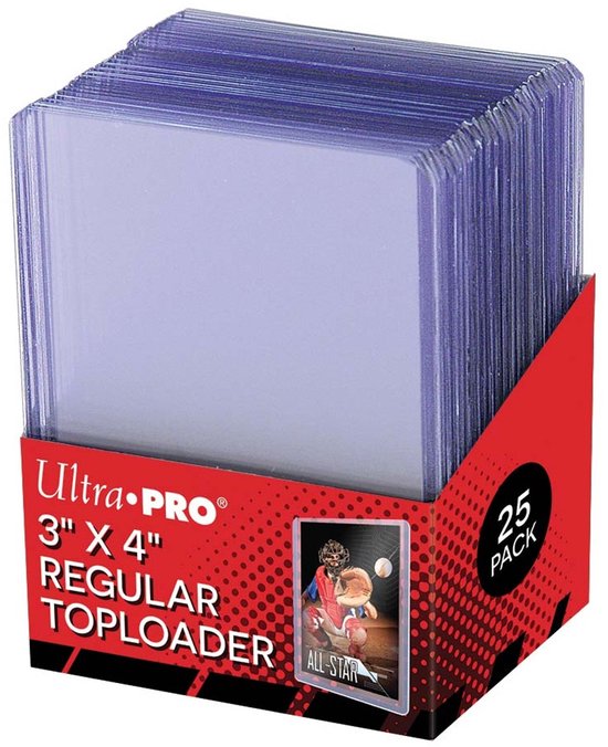 Ultra Pro Regular Toploader 3x4 inch  25 stuks