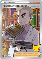 Professor's Research (Professor Oak) - Celebrations (Ultra Rare) [CEL-24] English / Near Mint / Normal
