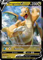 Dragonite V - Pokémon GO (Rare Holo V) [PGO-49] English / Near Mint / Normal