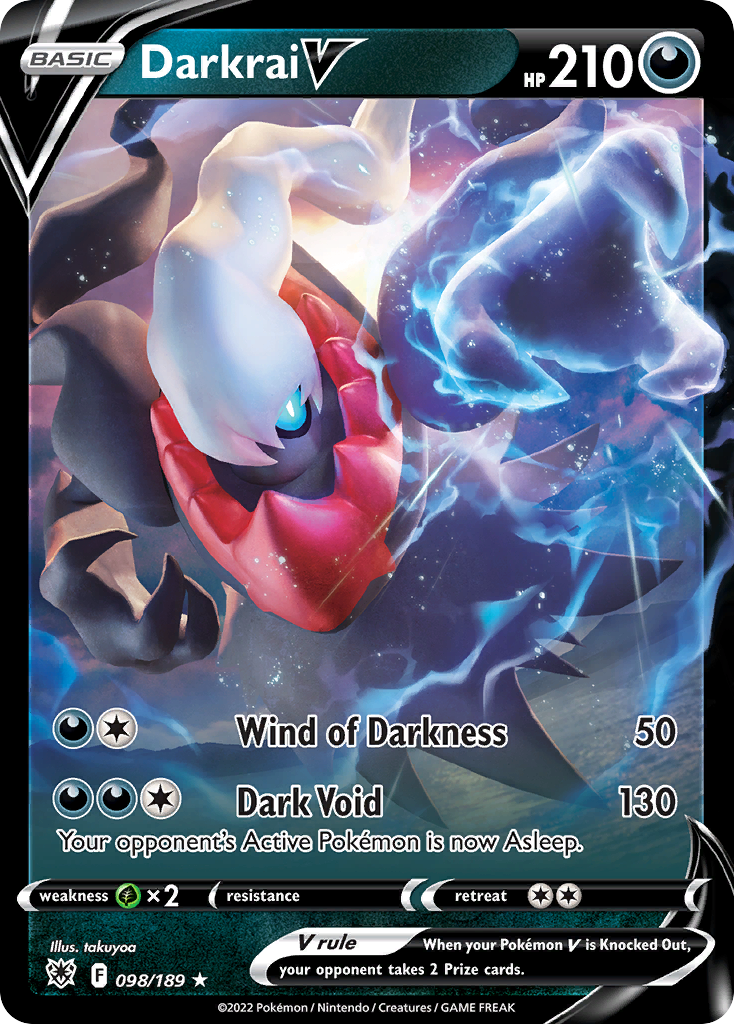 Darkrai V - Astral Radiance (Rare Holo V) [ASR-98] English / Near Mint / Normal