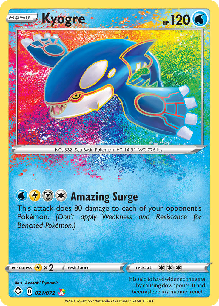 Kyogre - Shining Fates (Amazing Rare) [SHF-21] English / Near Mint / Normal