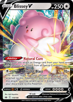 Blissey V - Chilling Reign (Rare Holo V) [CRE-119] English / Near Mint / Normal