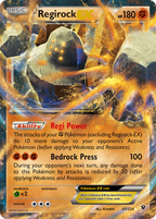 Regirock-EX - Fates Collide (Rare Holo EX) [FCO-43] English / Near Mint / Normal